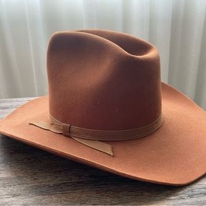 Brown fashion cowboy hat